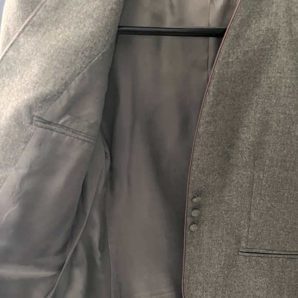 Vintage gray wool jacket 10 - Picture 3 of 4